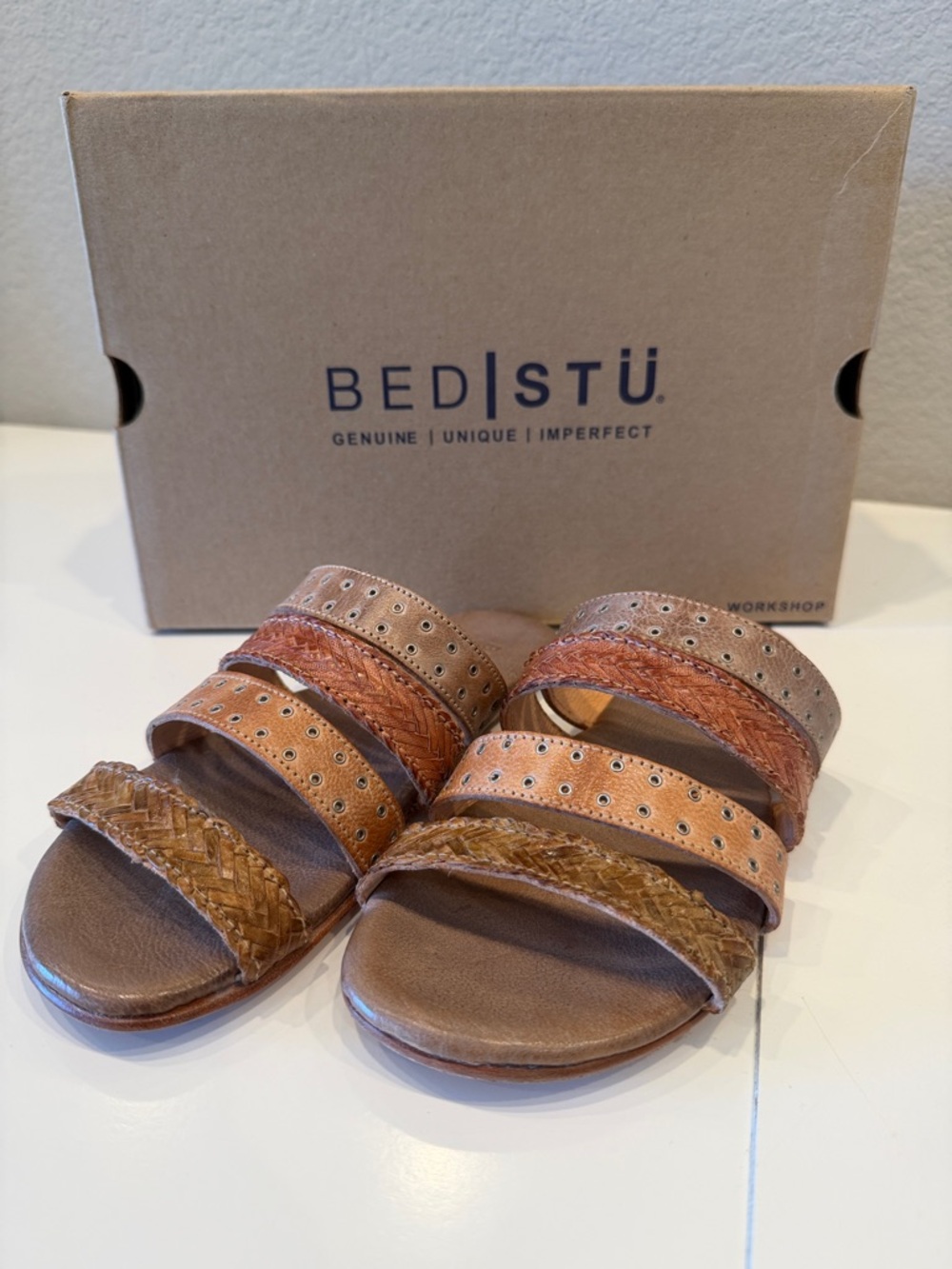 BED|STU Henna Slide Sandal